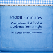 FEED x minnow mother bag