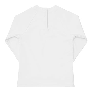 unisex crane white rashguard