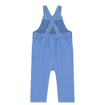 baby lagoon blue corduroy overalls