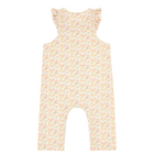 baby girl marigold floral overall