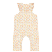 baby girl marigold floral overall