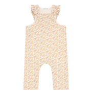 baby girl marigold floral overall