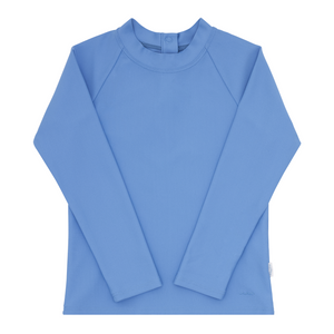 unisex lagoon blue long sleeve rashguard