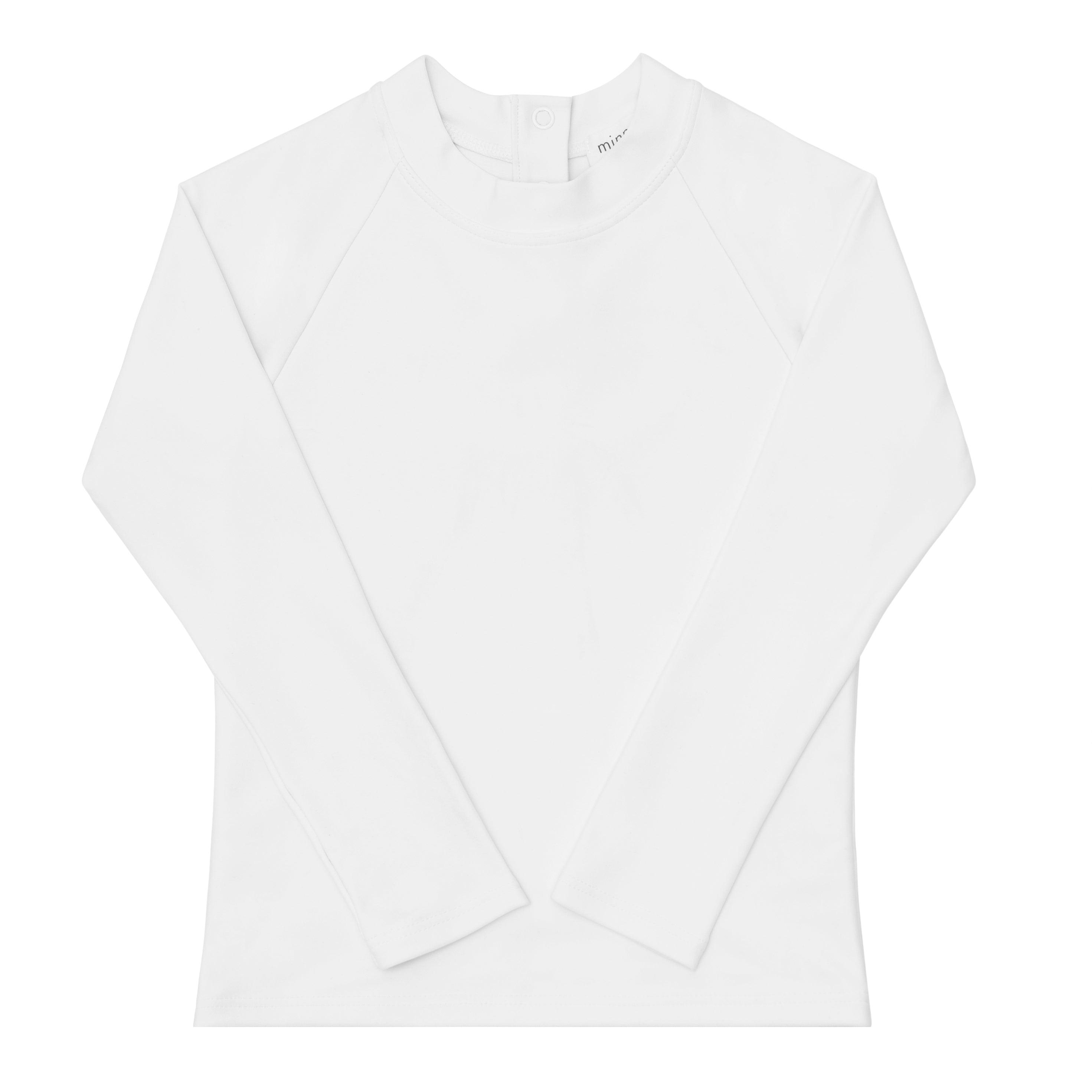 unisex crane white rashguard | minnow swim
