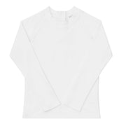 unisex crane white rashguard