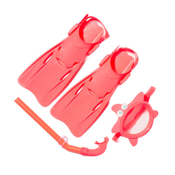 sunnylife melody the mermaid pink snorkel set