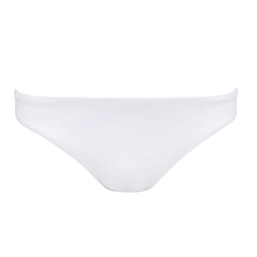 women's white low waist bikini bottom