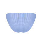 women's sky blue gingham low waist bikini bottom