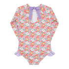 girls island blossom rashguard one piece