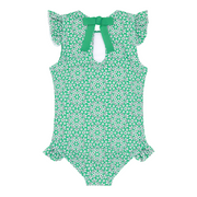 girls Godwin ruffle cap sleeve one piece