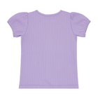 girls lavender breeze puff sleeve shirt