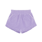 girls lavender breeze french terry shorts