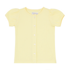 girls banana puff sleeve shirt