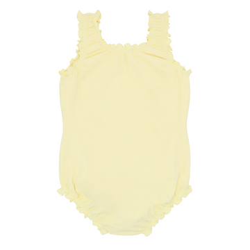 girls banana terry scoop neck one piece