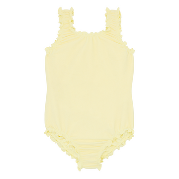 girls banana terry scoop neck one piece