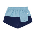 boys freshwater blue and navy colorblock boardie