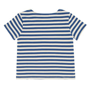unisex stripe boatneck tee