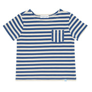 unisex stripe boatneck tee