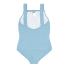 girls freshwater blue gathered one piece