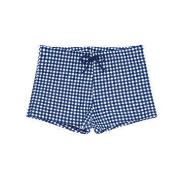 boys navy gingham brief