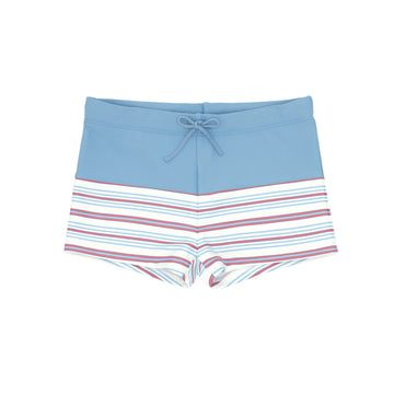 boys surfside blue and vintage stripe colorblock brief