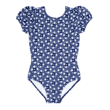 girls ditch plains daisy puff sleeve one piece