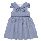 girls navy stripe sailor dress