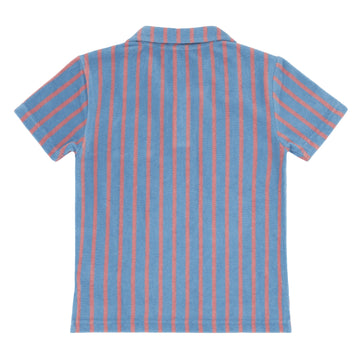 boys maritime stripe french terry polo