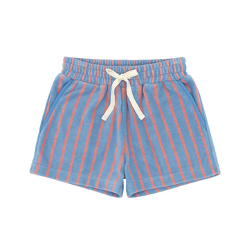 boys maritime stripe french terry shorts