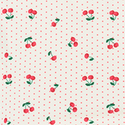 girls summer cherries ruffle edge one piece