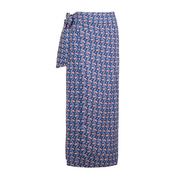 women's navy primrose pareo