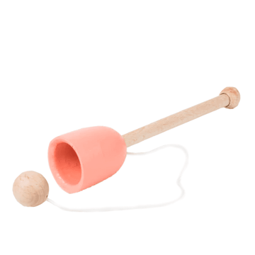 me&mine coral ball in cup wooden toy