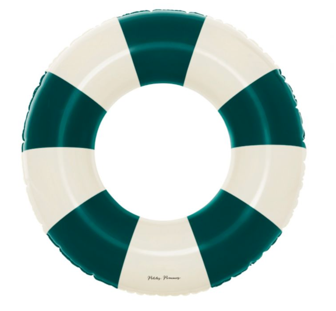 petites pommes oxford green classic pool ring – minnow