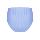 women's sky blue gingham high waist bikini bottom