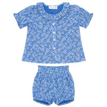 baby girls rosebay puff sleeve bloomer set