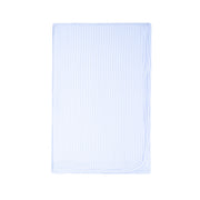 baby powder blue stripe blanket
