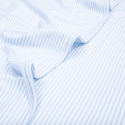baby powder blue stripe blanket