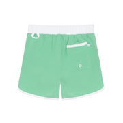 boys gustavia green board shorts