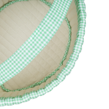 gustavia gingham quilted easter bucket