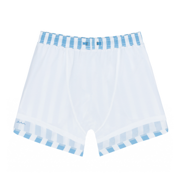 men's bay stripe boardie