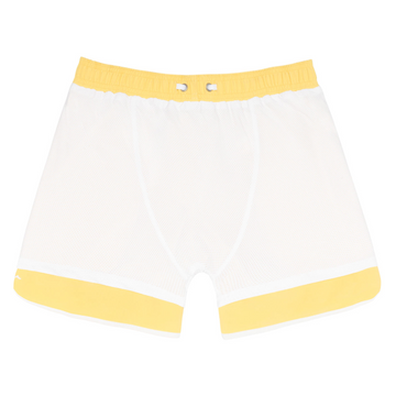 men's soleil yellow boardie