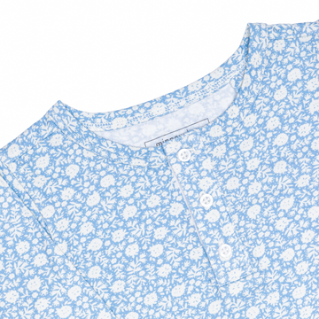 unisex alpine fiore henley pima pajamas set