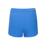 women's deep sea blue terry swim short