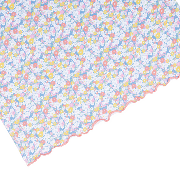 women's jasmine blossom shirt and short pima pajamas set