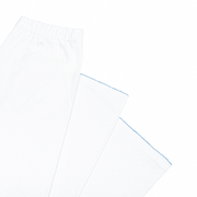 women's white pointelle pajamas set