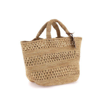 manebi tan raffia panier weaving