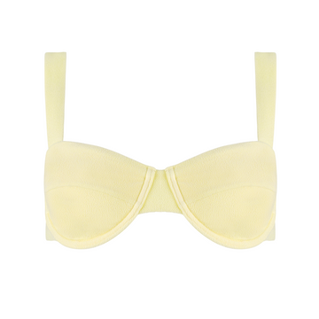 women’s banana terry cup bikini top