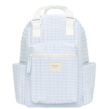 powder blue stripe backpack – minnow