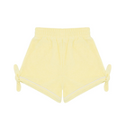 girls banana french terry tie knot shorts