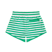 boys bermuda green stripe boardie